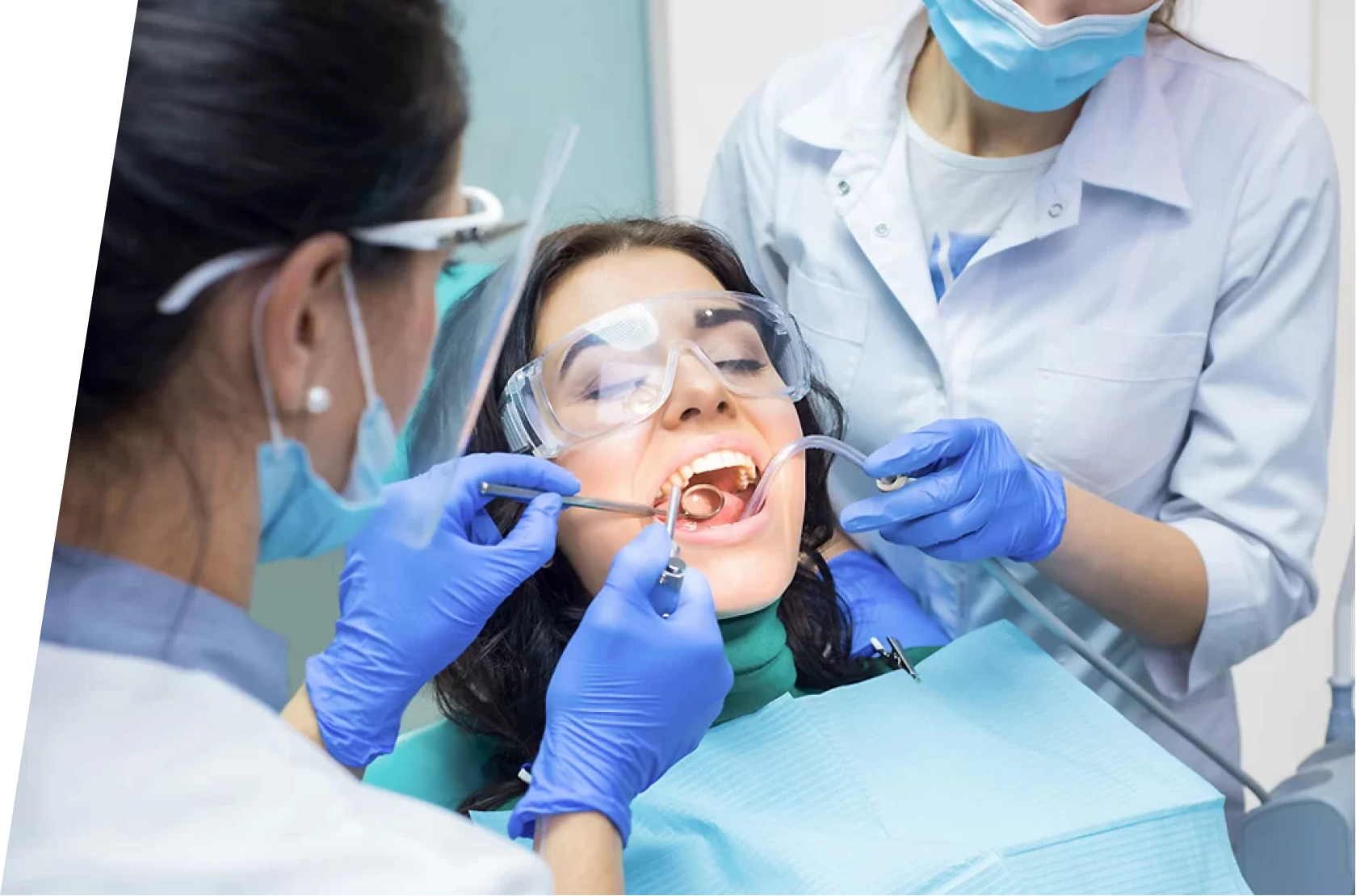 Dental consultation - Professional dentist treating patient